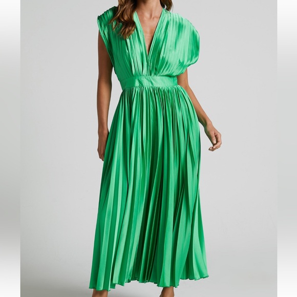 showpo della midi dress Showpo Satin Midi Dresses